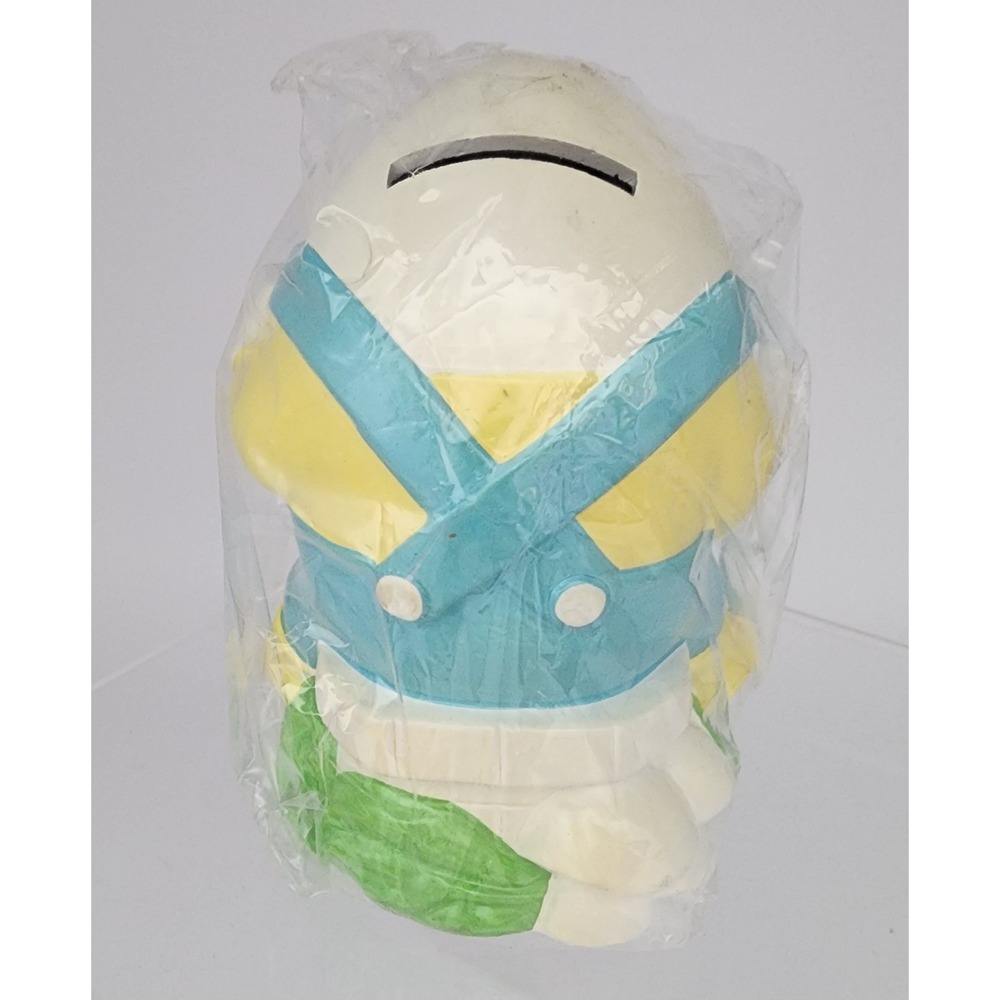 Avon Humpty Dumpty Earthenware Bank Kids OS Blue New Vintage 1982 Hand Painted - Picture 2 of 9